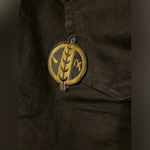 Star Wars Patch Skinny Jeans Plus Size 16 Tall - Picture 7 of 10